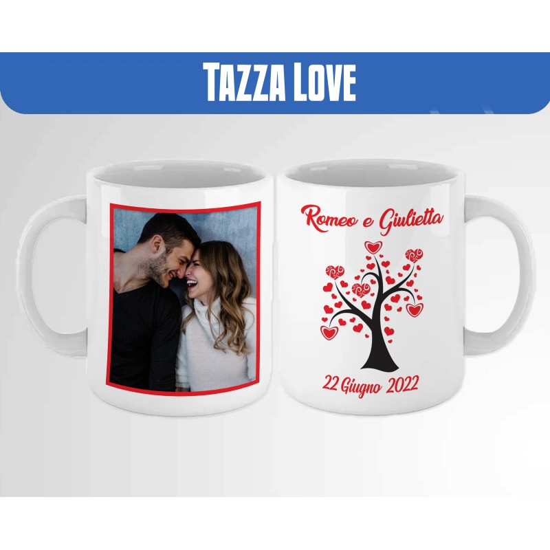 Tazza Albero dell’Amore personalizzata