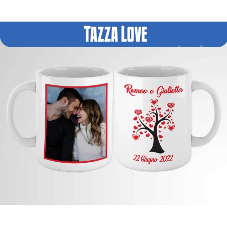 Tazza Albero dell’Amore personalizzata