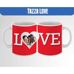 Tazza rossa Love...