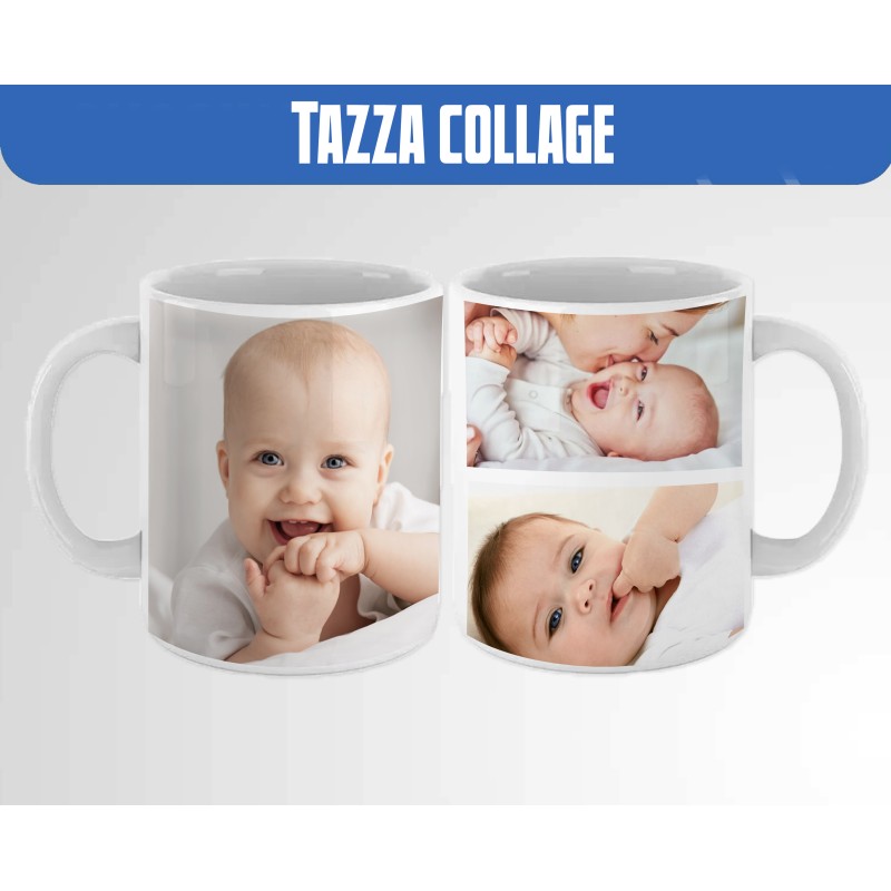 Tazza collage personalizzata 325 ml