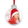Pallina di natale personalizzata con foto