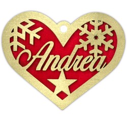 Decorazione cuore in legno...